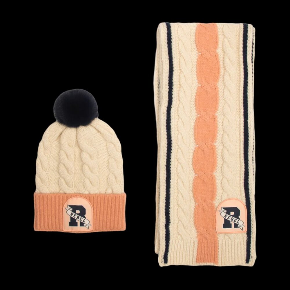 STAR WARS PRINCESS LEIA KNIT SCARF & BEANIE SET Jedi Rebel